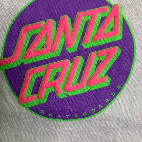 Santa Cruz Skateboards Other - Santa Cruz Slasher Mens Graphic T-Shirt Multicolor Skateboards Spell Out M New